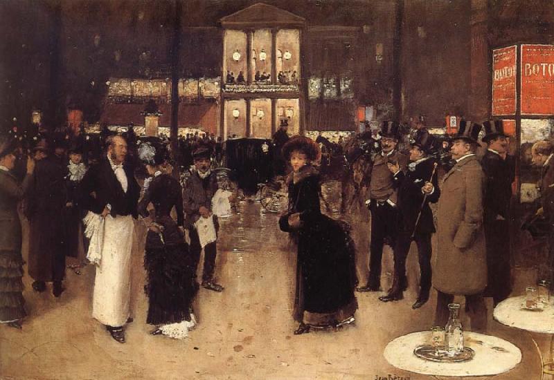 Jean Beraud Le Boulevard china oil painting image